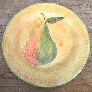 Susan Winget decorative pear plate